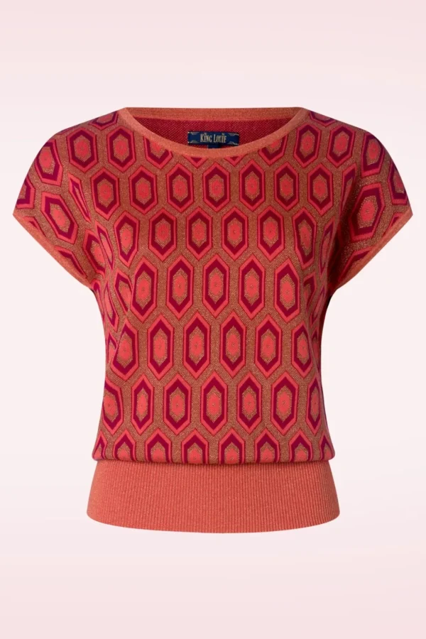 Ann Top Crown In Tweed Oranje-King Louie Flash Sale