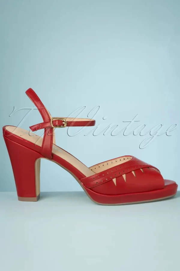 Aria Sandalen In Rood-Chelsea Crew Hot