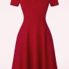 Catrice Swing Jurk In Lipstick Rood-Vintage Chic for Topvintage Online