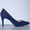 Claire Stiletto Pumps Van Nubuck In Navy-Parodi Shoes Best Sale