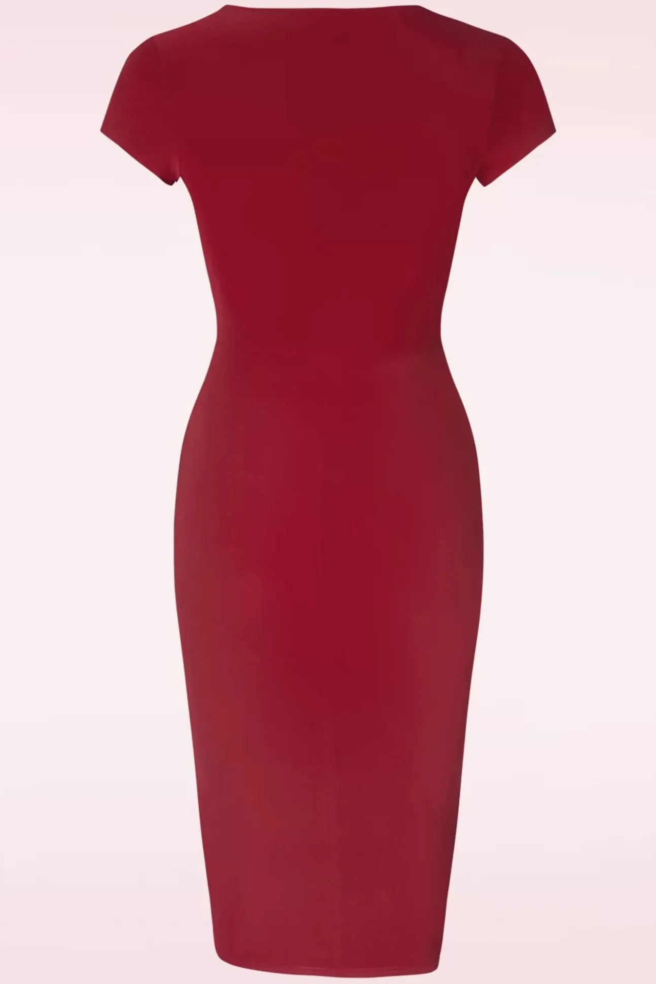 darcy_pencil_jurk_in_donk_2.webp Darcy Pencil Jurk In Donkerrood-Vintage Chic for Topvintage Discount