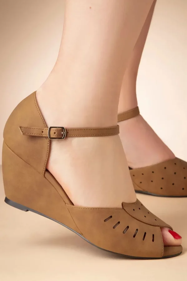 Debbie Sleehak Sandalen In Bruin-B.A.I.T. Best Sale