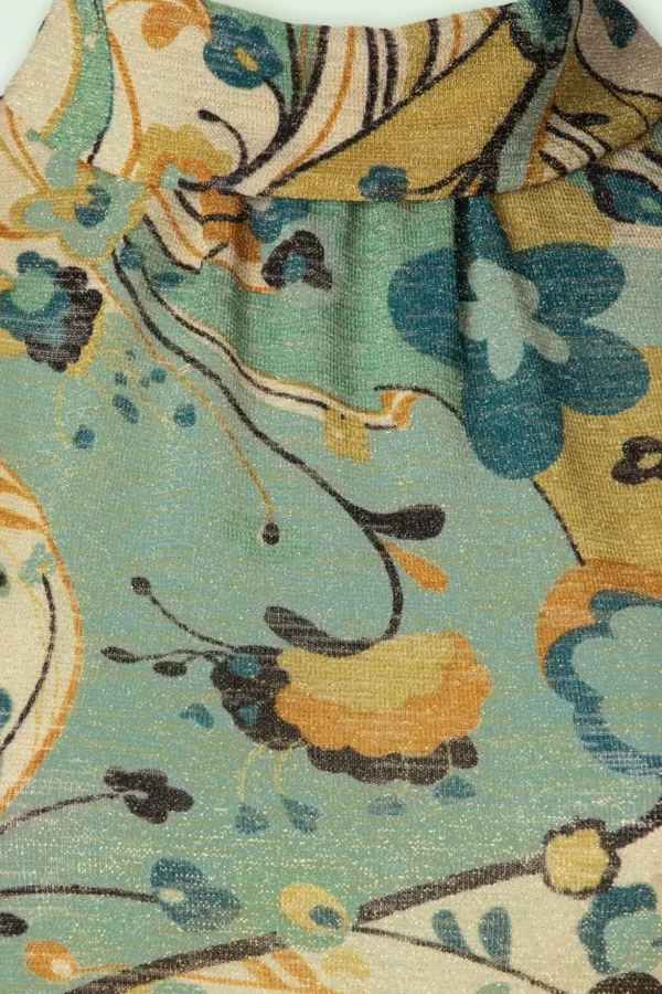 Dita Top Frenzy In Dusty Turquoise-King Louie Cheap