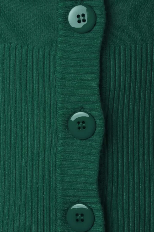 Dolly Vest In Donkergroen-Banned Retro Cheap