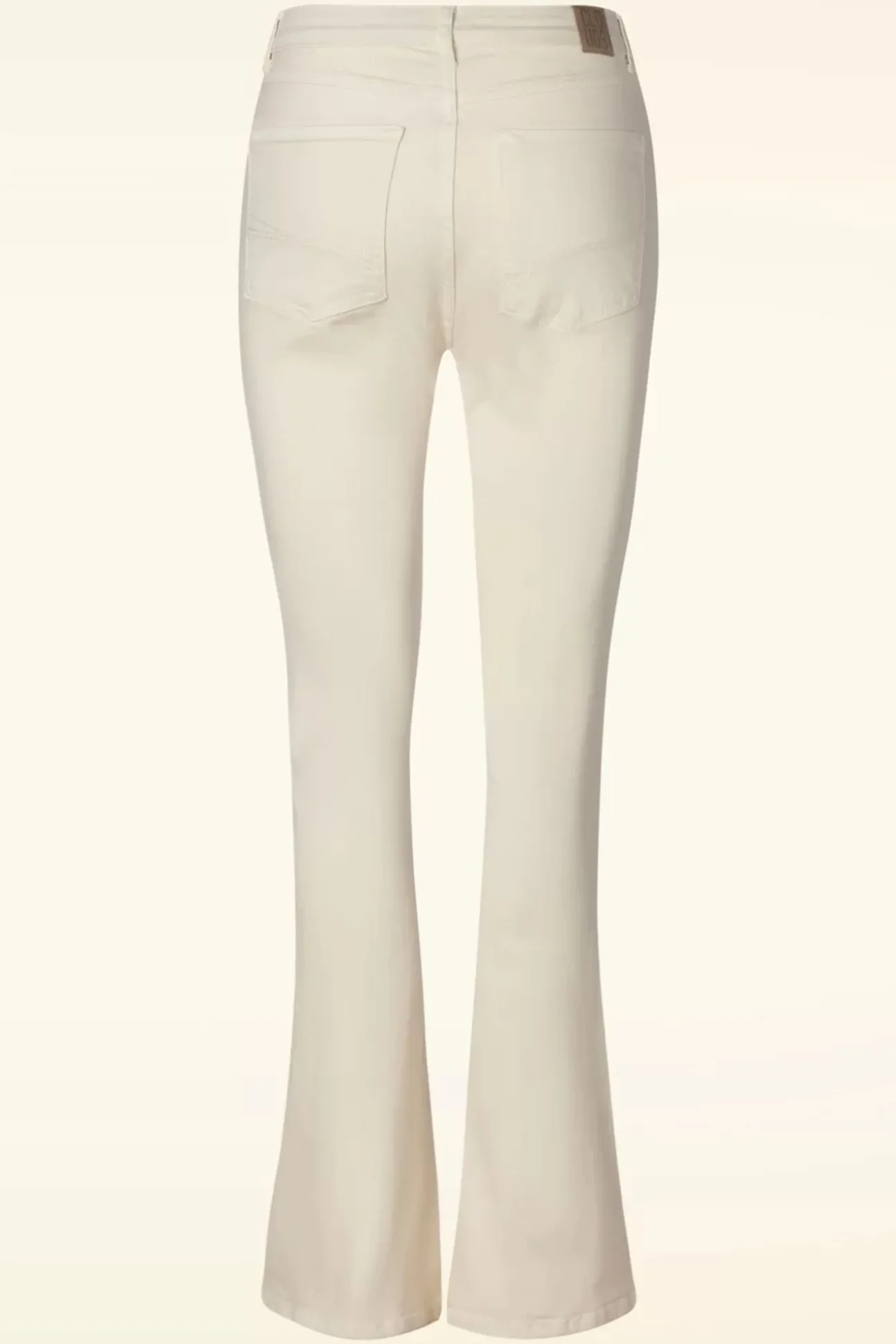 dora_flared_broek_in_gebr_1.webp Dora Flared Broek In Gebroken Wit-Cloud9 Discount