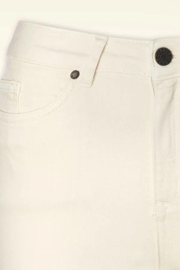 Dora Flared Broek In Gebroken Wit-Cloud9 Discount