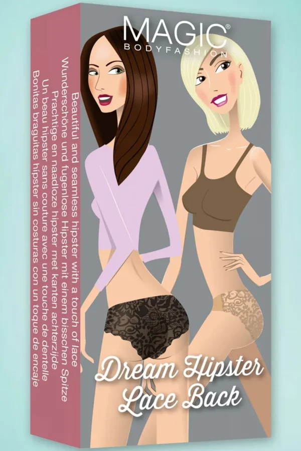 Dream Hipster Kanten Achterkant In Zwart-MAGIC Bodyfashion Hot