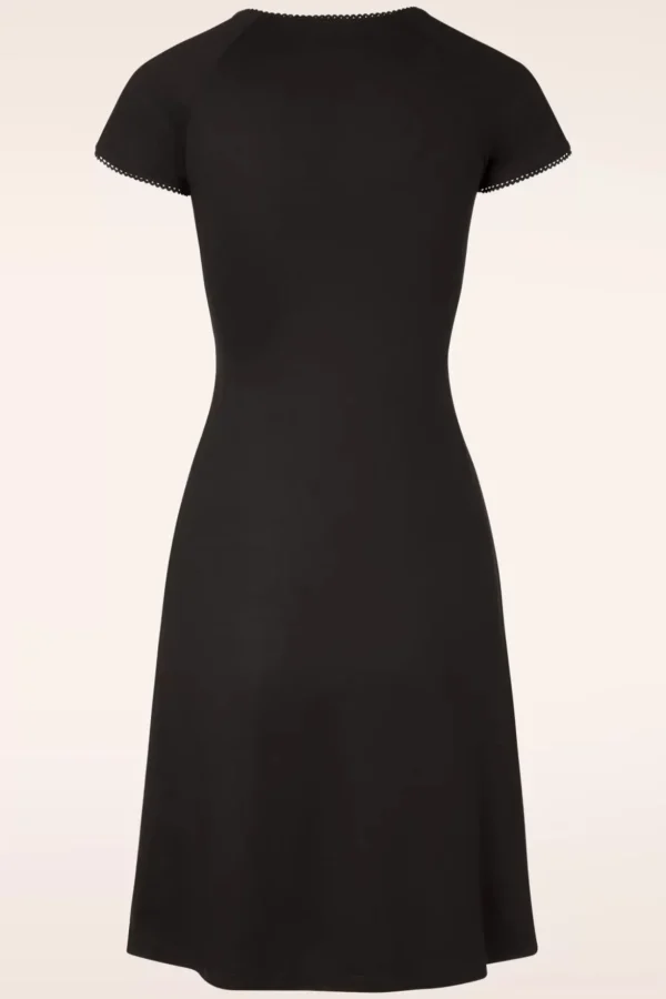 Ecovero Classic Overslagjurk In Zwart-King Louie Discount