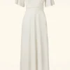 Eleanor Glitter Maxi Jurk In Egret-Vintage Chic for Topvintage Hot