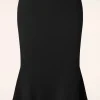 Ellie Crepe Pencil Rok In Zwart-Vintage Chic for Topvintage Best