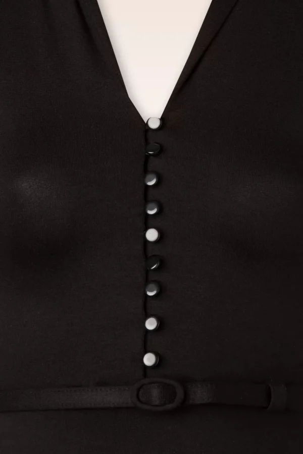 Emmy Ecovero Klassieke Jurk In Zwart-King Louie Sale