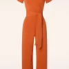 Emmylou Jumpsuit In Oranje-Very Cherry Cheap