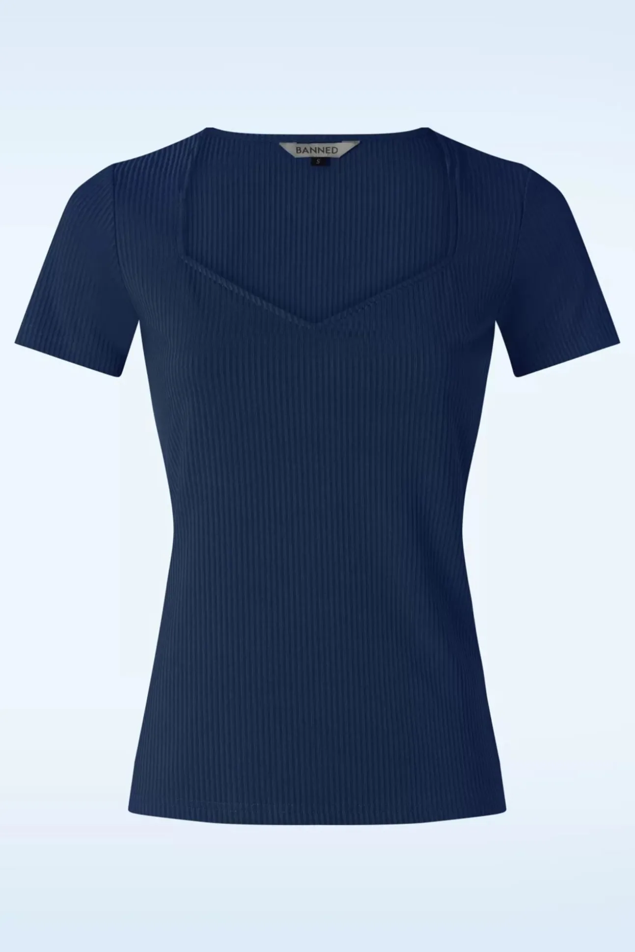 fara_top_in_marineblauw_0.webp Fara Top In Marineblauw-Banned Retro Online