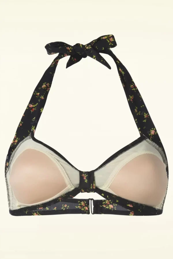 Floral Bikinitopje In Zwart-Esther Williams Shop