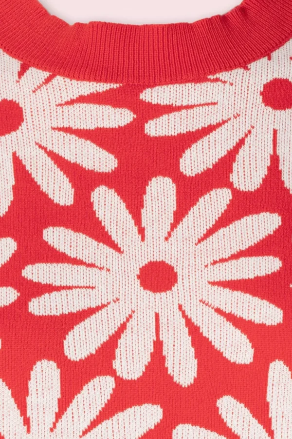 Freya Flower Jumper In Rood-Compania Fantastica Store