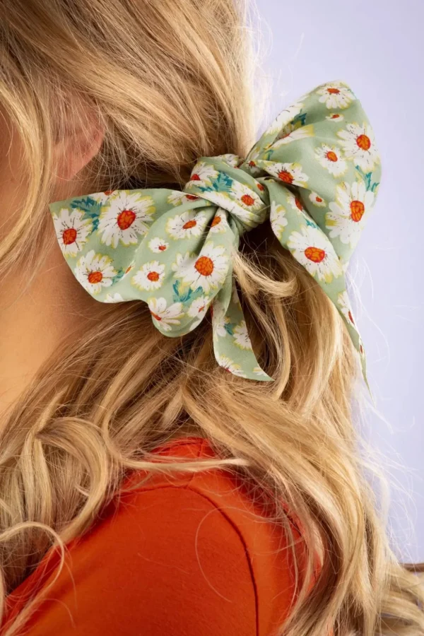 Geraldine Scrunchie In Groen-Banned Retro Sale