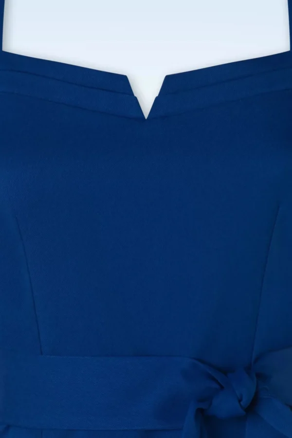 Helena Pencil Jurk In Koningsblauw-Glamour Bunny Business Babe Shop