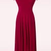 Isabella Swing Jurk In Rood-Vintage Chic for Topvintage Clearance