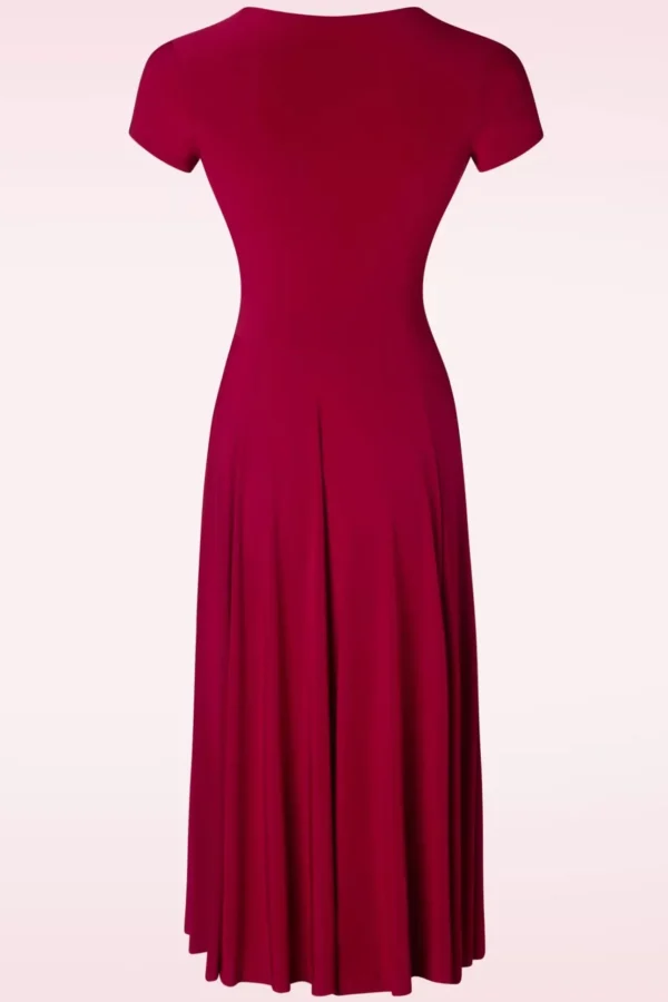 Isabella Swing Jurk In Rood-Vintage Chic for Topvintage Clearance