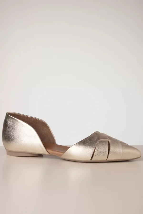 Jade Ballerina In Goud Metallic-Miz Mooz Cheap