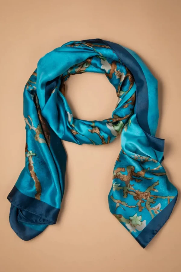 Jade Sjaal In Teal-Amici Outlet