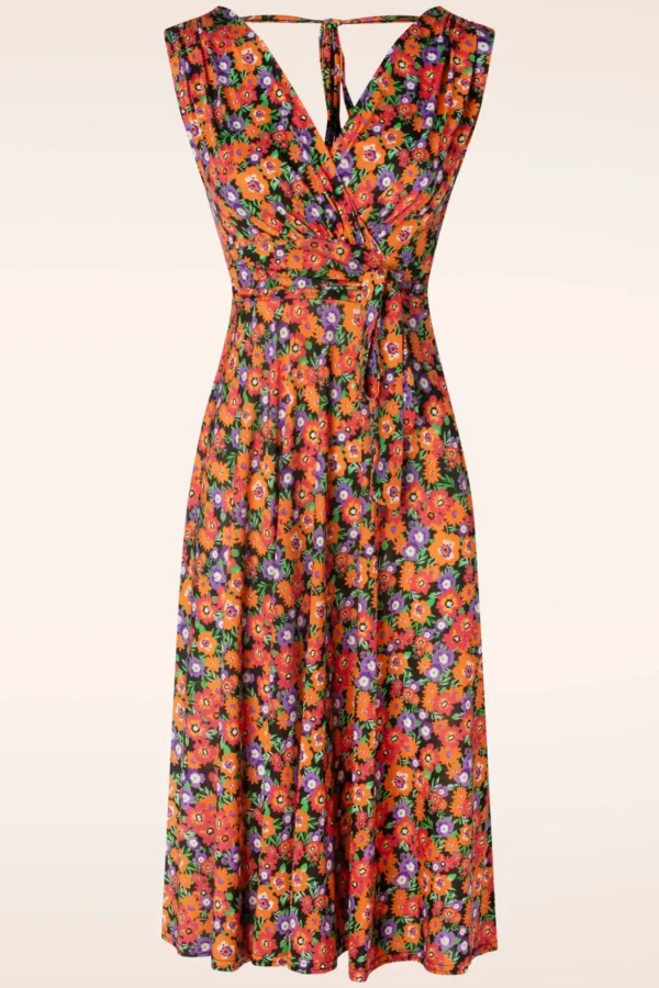 Jane Ditsy Flower Swing Jurk In Multi-Vintage Chic for Topvintage Online