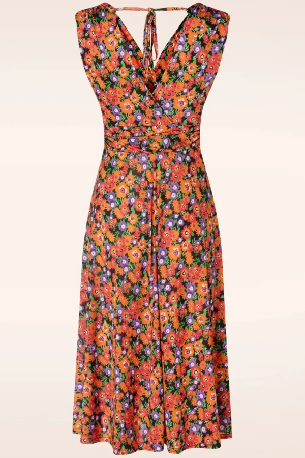 Jane Ditsy Flower Swing Jurk In Multi-Vintage Chic for Topvintage Online
