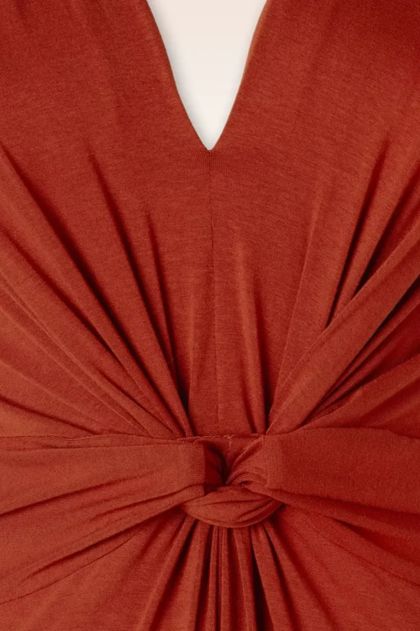 Jasmine Maxi Jurk In Steenrood-Surkana Clearance