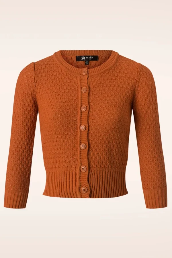 Jennie Vest In Vintage Oranje-Mak Sweater Outlet