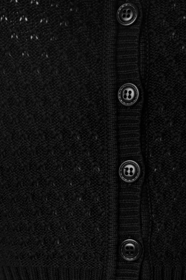 Jennie Vest In Zwart-Mak Sweater Fashion