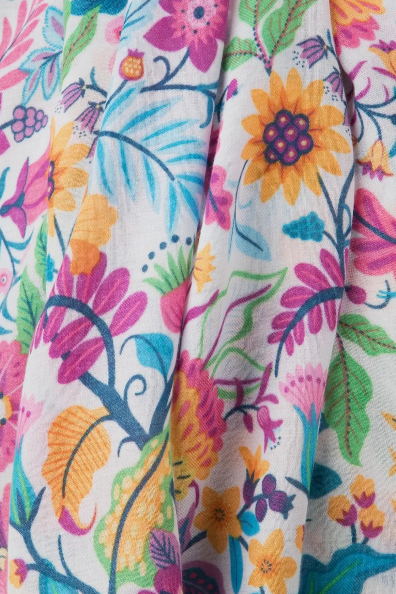 jenny_floral_sjaal_in_wit_1.webp Jenny Floral Sjaal In Wit En Multi-Smashed Lemon Store