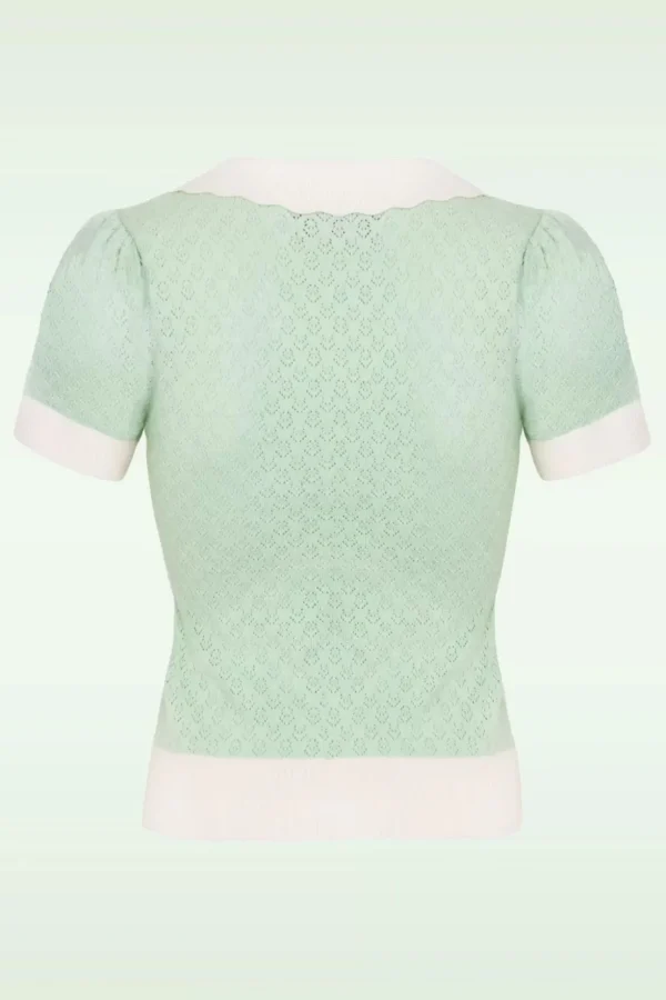 Joanie Top In Mint-Bunny Outlet