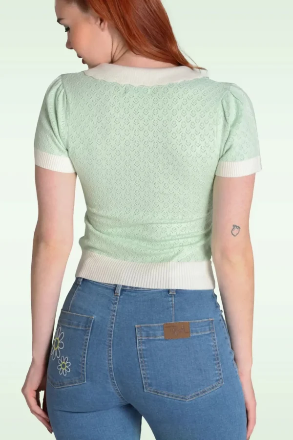 Joanie Top In Mint-Bunny Outlet