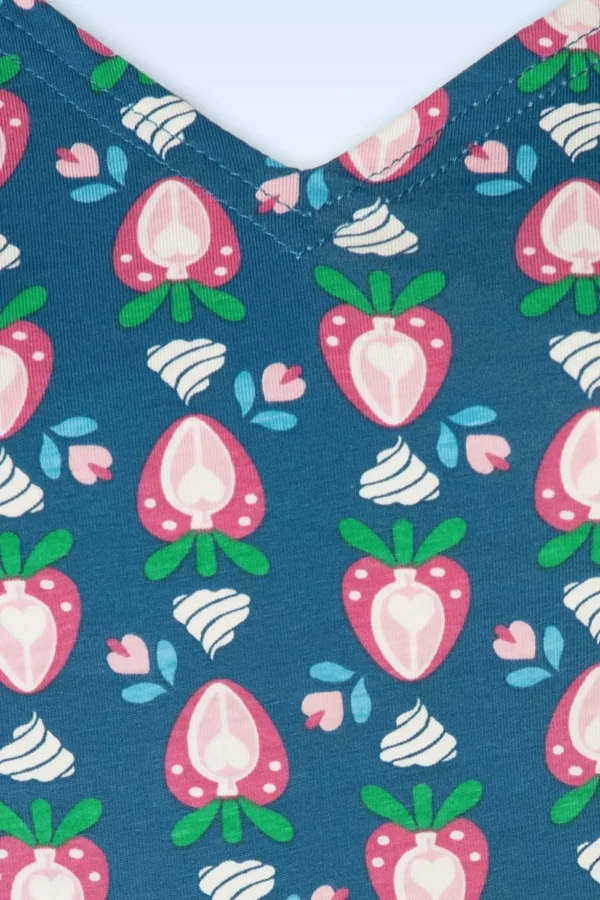 Joyful Heart Jurk In Strawberry And Kiss-Blutsgeschwister Shop
