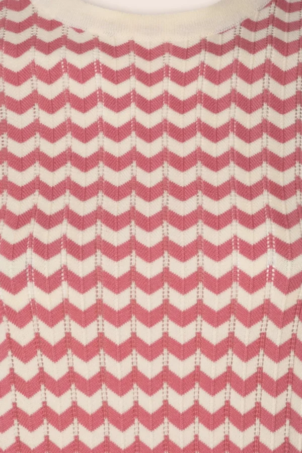June Sweater In Gebroken Wit En Kers-Circus New