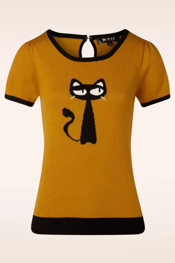 Katten Trui In Camel-Mak Sweater Cheap