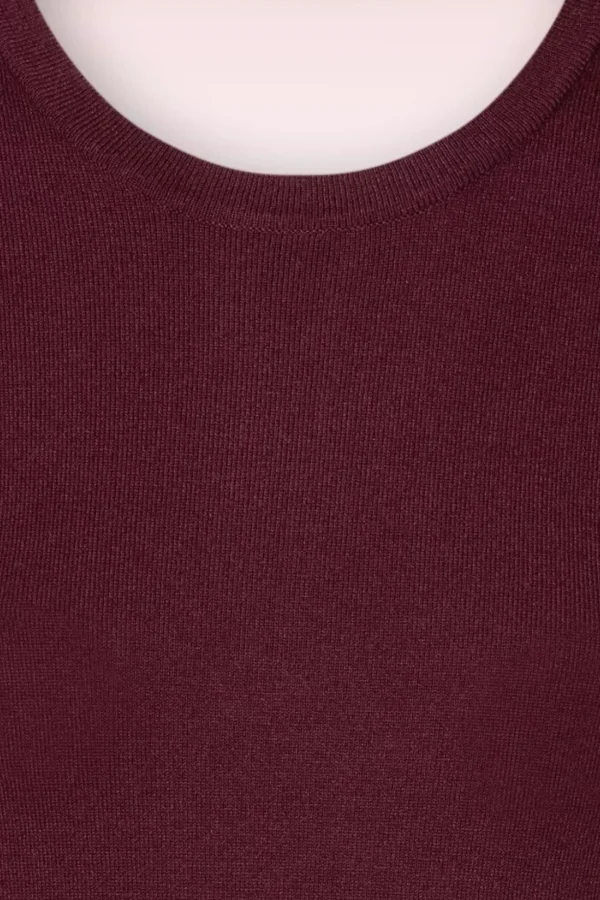 Kelly Trui In Bordeauxrood-Mak Sweater Outlet