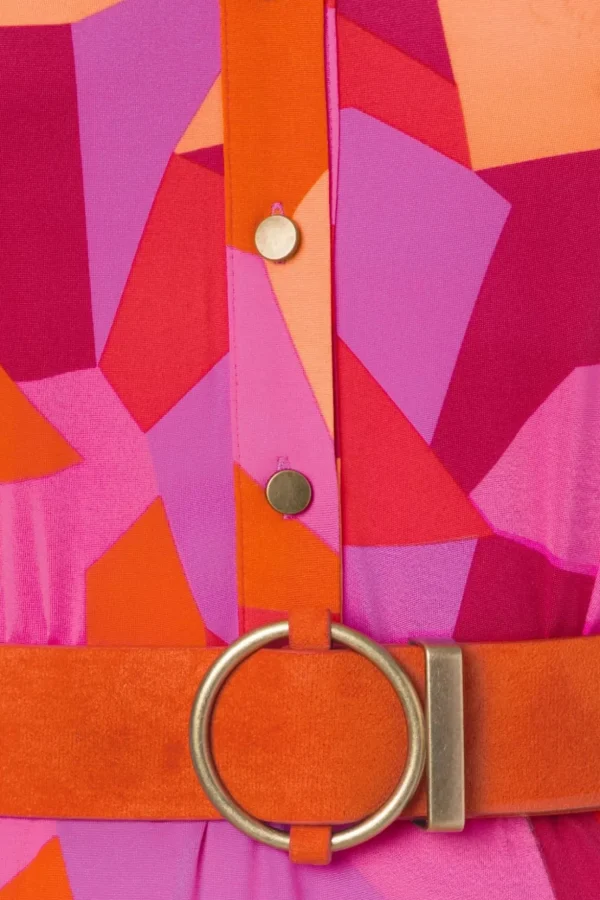 Lexie Maxi Jurk In Fuchsia-K-Design Store