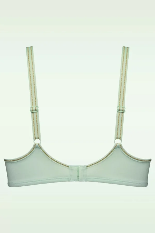 Lucky Clover Padded Balcony Bh In Mintgroen En Goud-Marlies Dekkers Cheap