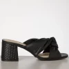 Lynn Sandalen Van Leder In Zwart-Parodi Shoes Clearance