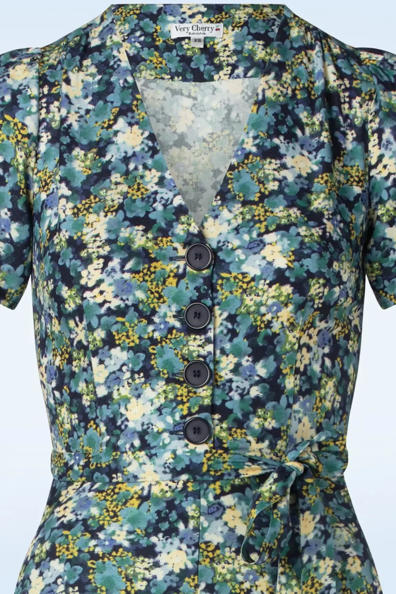 magnolia_my_fair_lady_jur_3.webp Magnolia My Fair Lady Jurk In Blauw-Very Cherry Clearance