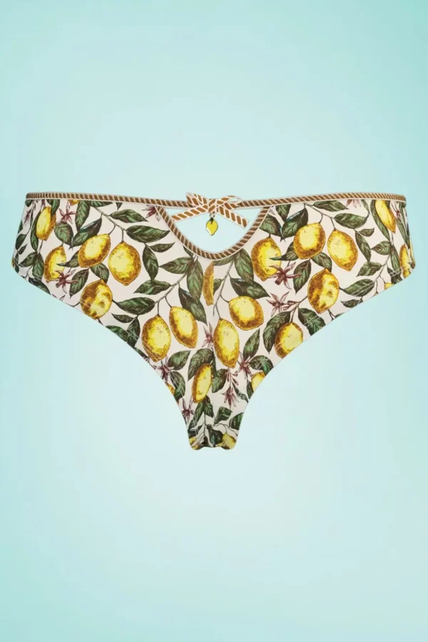 Mambo Amalfi Vlinderbroekje Met Citroenprint In Creme-Marlies Dekkers Best Sale
