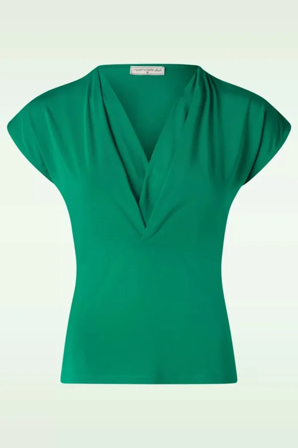 Marvelous Charming Top In Ultramarine Groen-Mademoiselle Yu00e9Yu00e9 Store