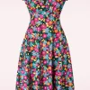 Miley Floral Swing Jurk In Multi-Vintage Chic for Topvintage Cheap