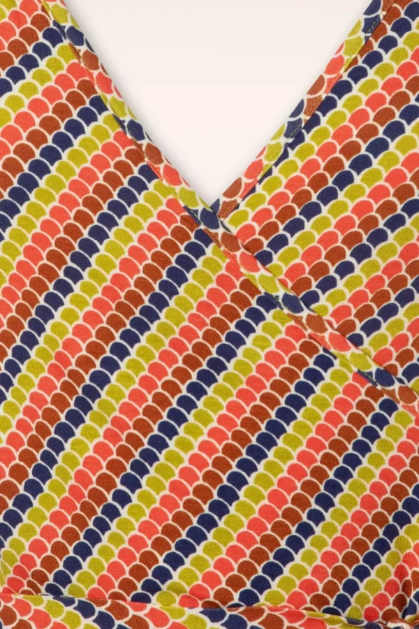 Mira Jurk Gallery In Streeple Blauw-King Louie Store