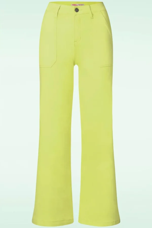 Naomi Broek In Limoen-Md'M Fashion