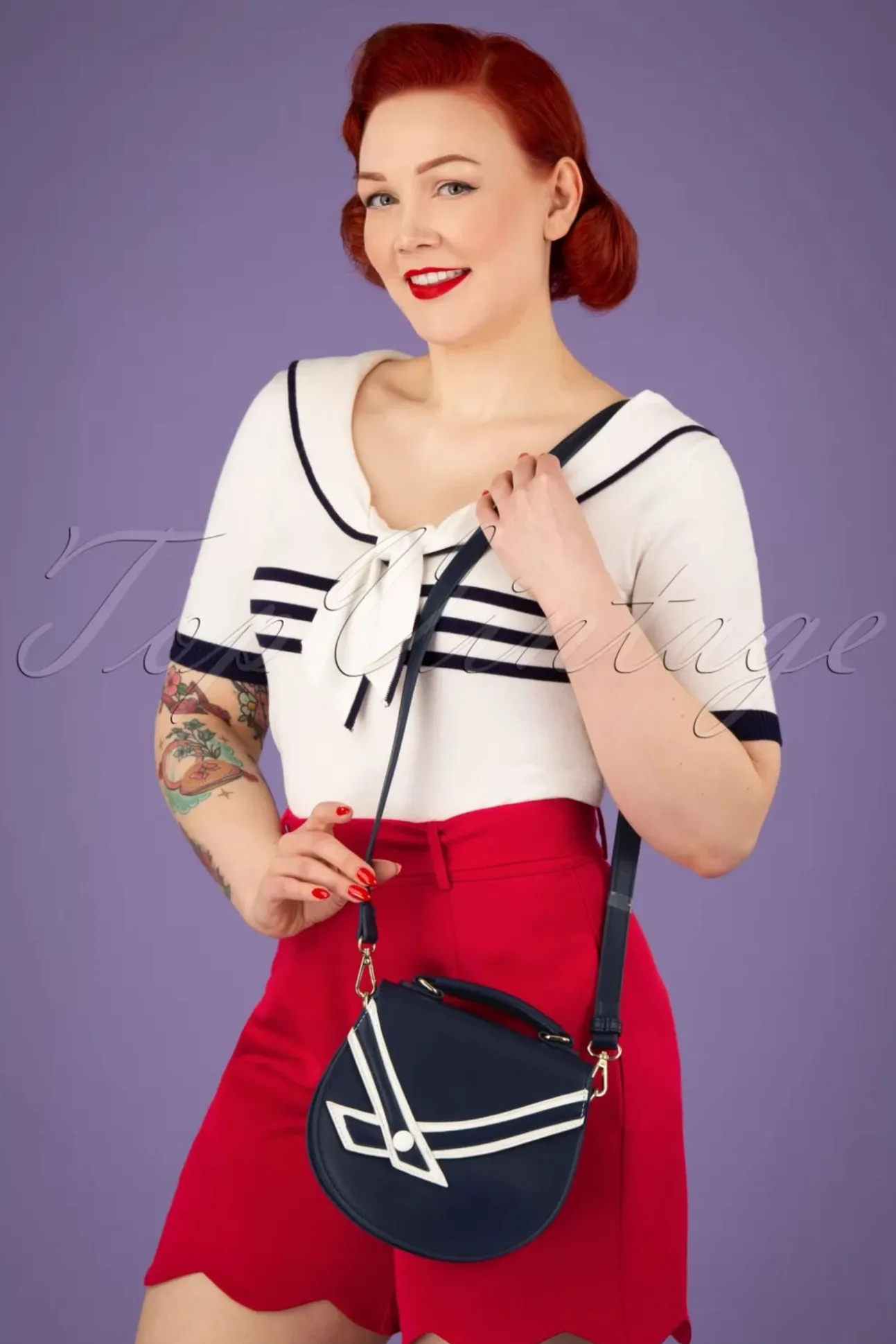 nautical_kelly_lee_handta_4.webp Nautical Kelly Lee Handtas In Marineblauw-Banned Retro Best Sale