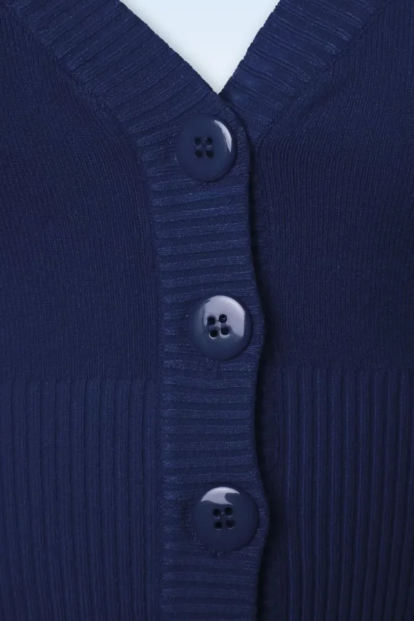 Overload Vest In Nachtblauw-Banned Retro Shop