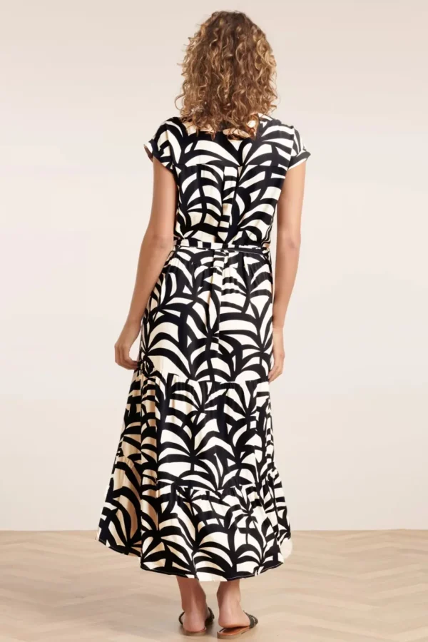 Paloma Maxi Jurk In Zwart En Zand-Smashed Lemon Cheap