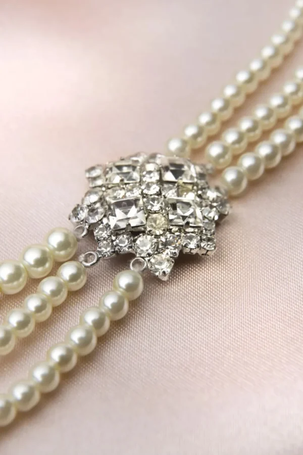 Parijs Parels Kristal Ketting-Lovely Clearance